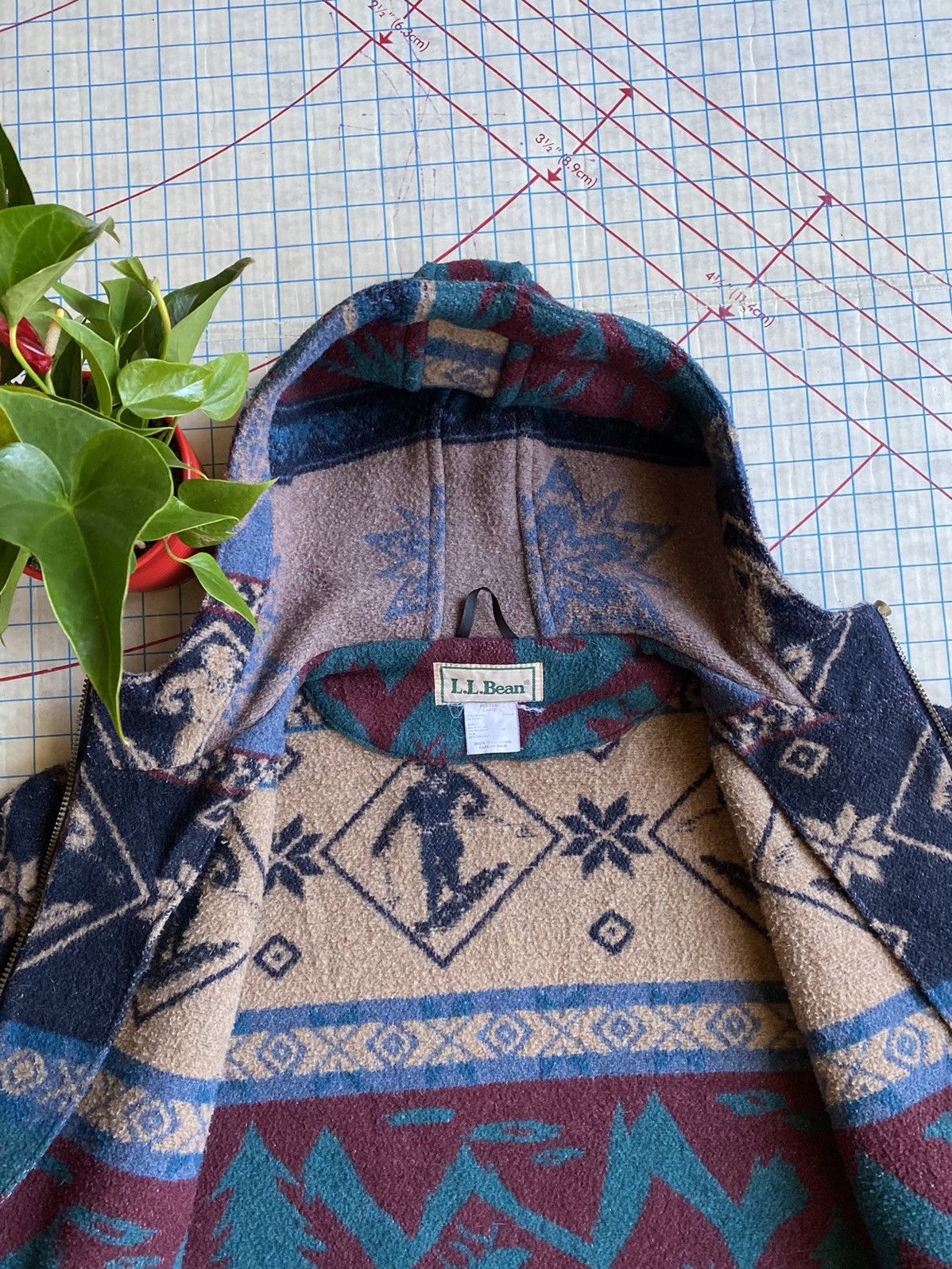 L.L. Bean × Vintage Vintage L.L. Bean Wool Jacket Winter Navajo Patter Large Size US L / EU 52-54 / 3 - 10 Thumbnail