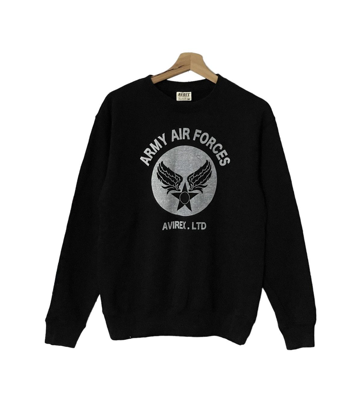 Avirex × Vintage Vintage Avirex Army Airforce Military Big Logo Sweatshirt Size US S / EU 44-46 / 1 - 1 Thumbnail