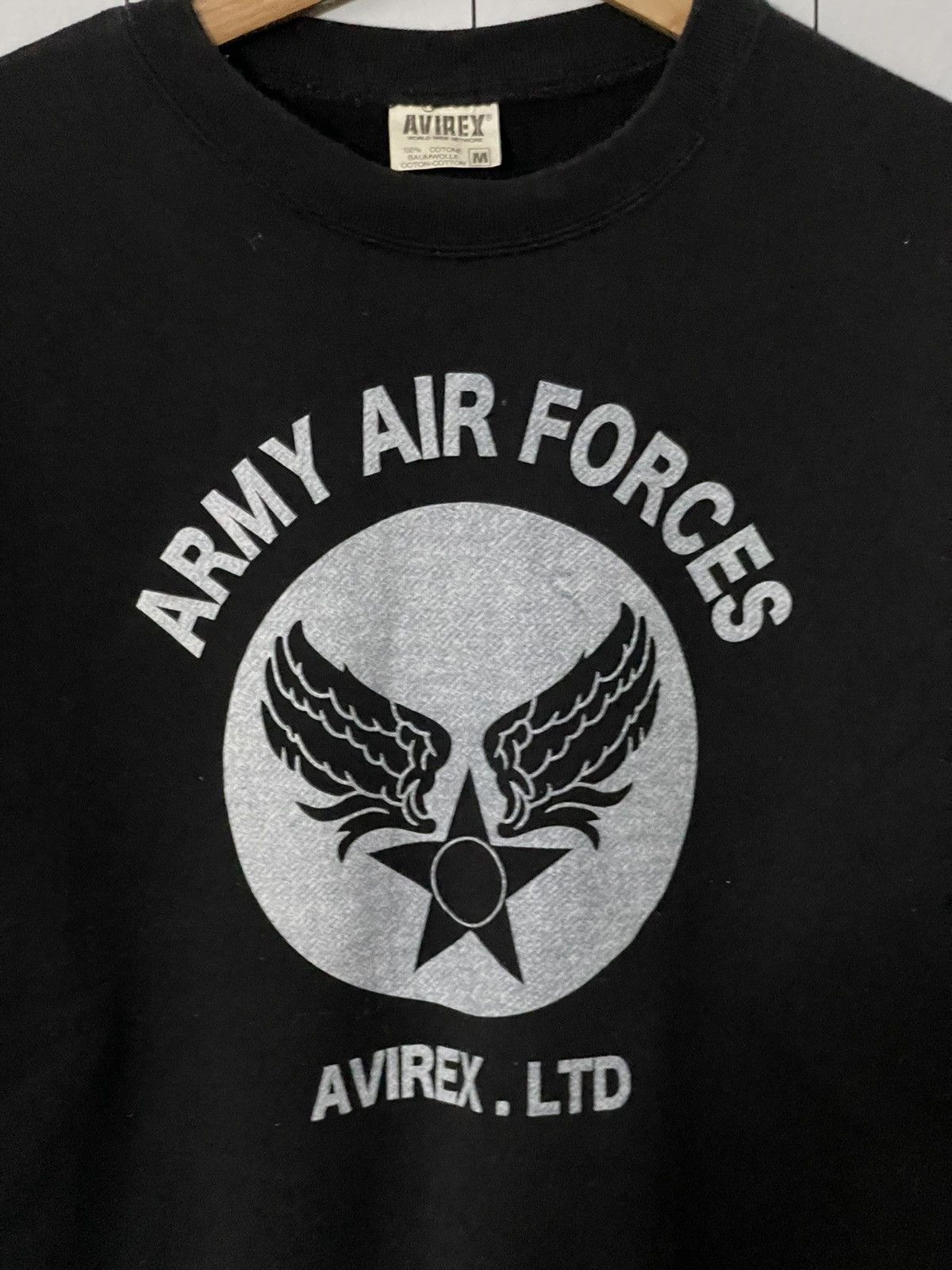 Avirex × Vintage Vintage Avirex Army Airforce Military Big Logo Sweatshirt Size US S / EU 44-46 / 1 - 2 Thumbnail