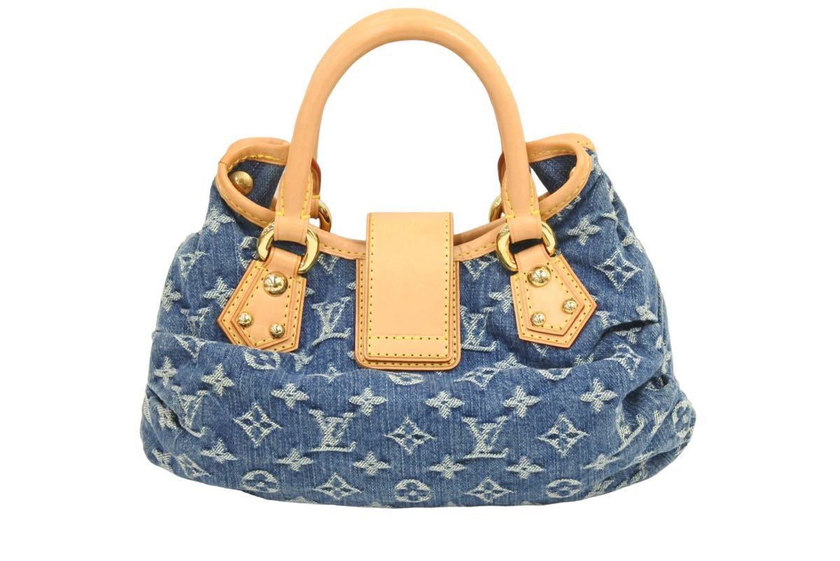 Louis Vuitton Louis Vuitton Denim Monogram Pleaty Handbag 2006 Size ONE SIZE - 2 Thumbnail