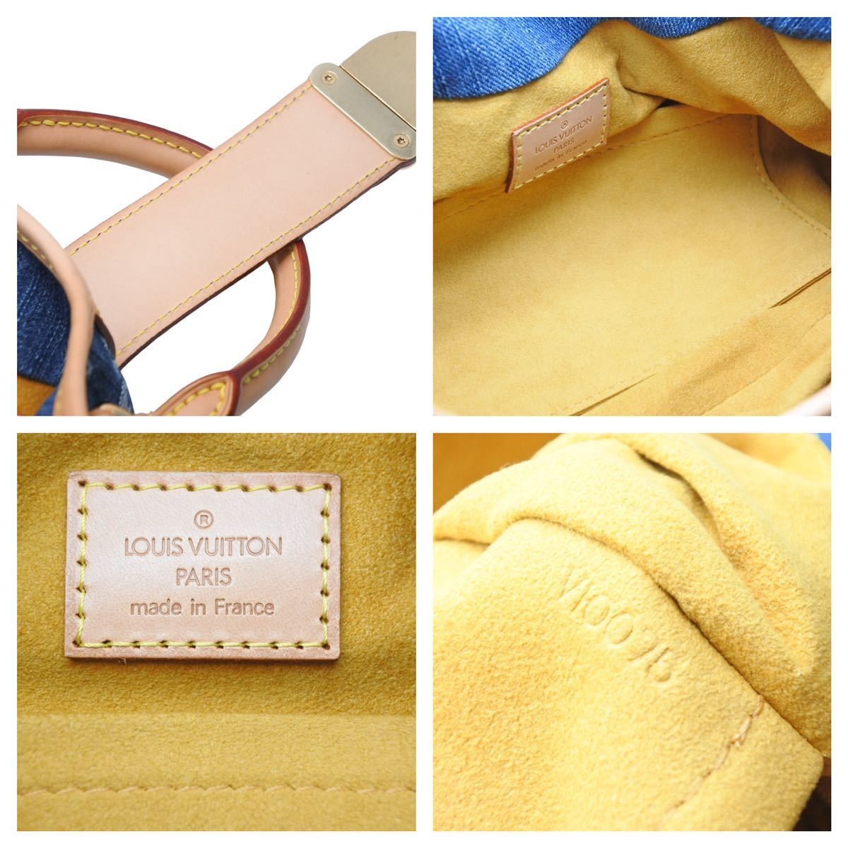 Louis Vuitton Louis Vuitton Denim Monogram Pleaty Handbag 2006 Size ONE SIZE - 10 Thumbnail