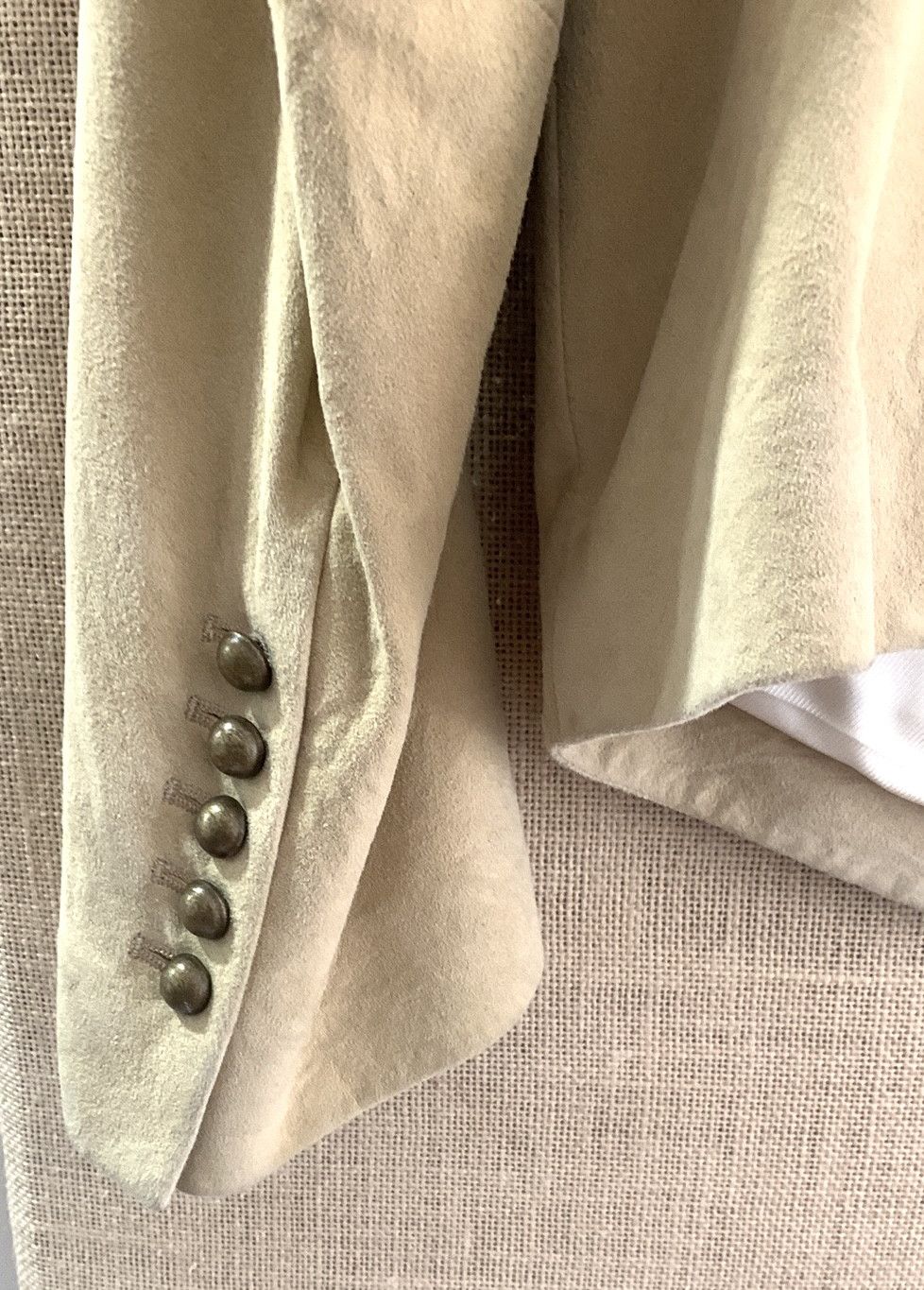 Ann Demeulemeester Ann Demeulemeester suede military tunic Size US S / EU 44-46 / 1 - 6 Thumbnail