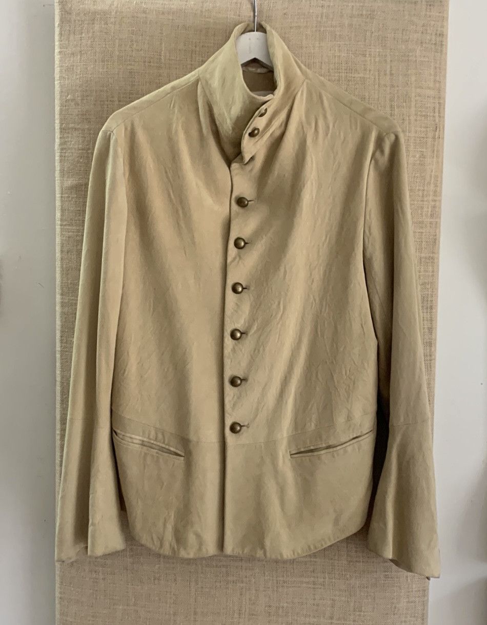 Ann Demeulemeester Ann Demeulemeester suede military tunic Size US S / EU 44-46 / 1 - 1 Thumbnail