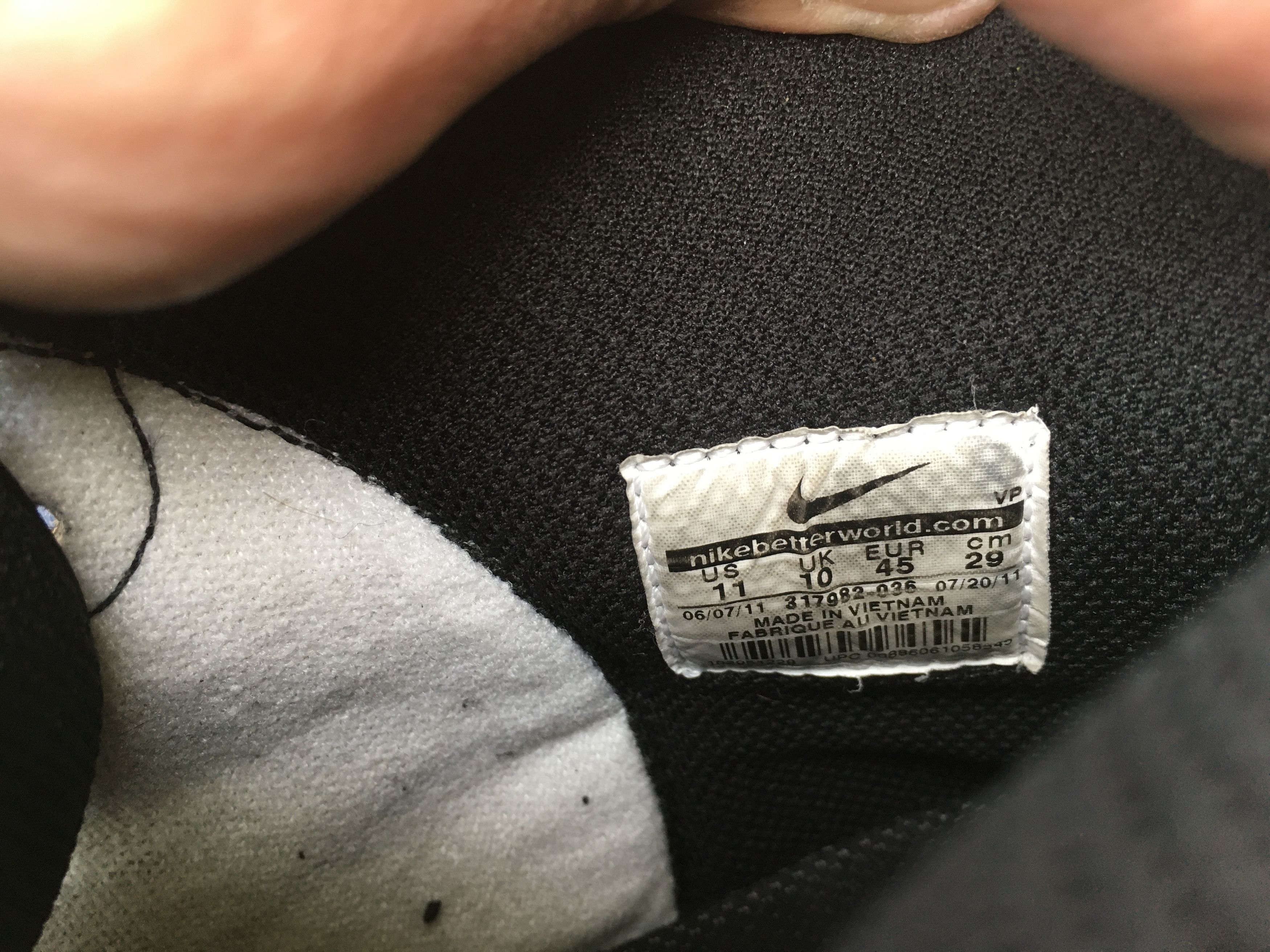 Nike 🔥 Nike Dunk High Black Anthracite Medium Grey Size US 11 / EU 44 - 10 Thumbnail