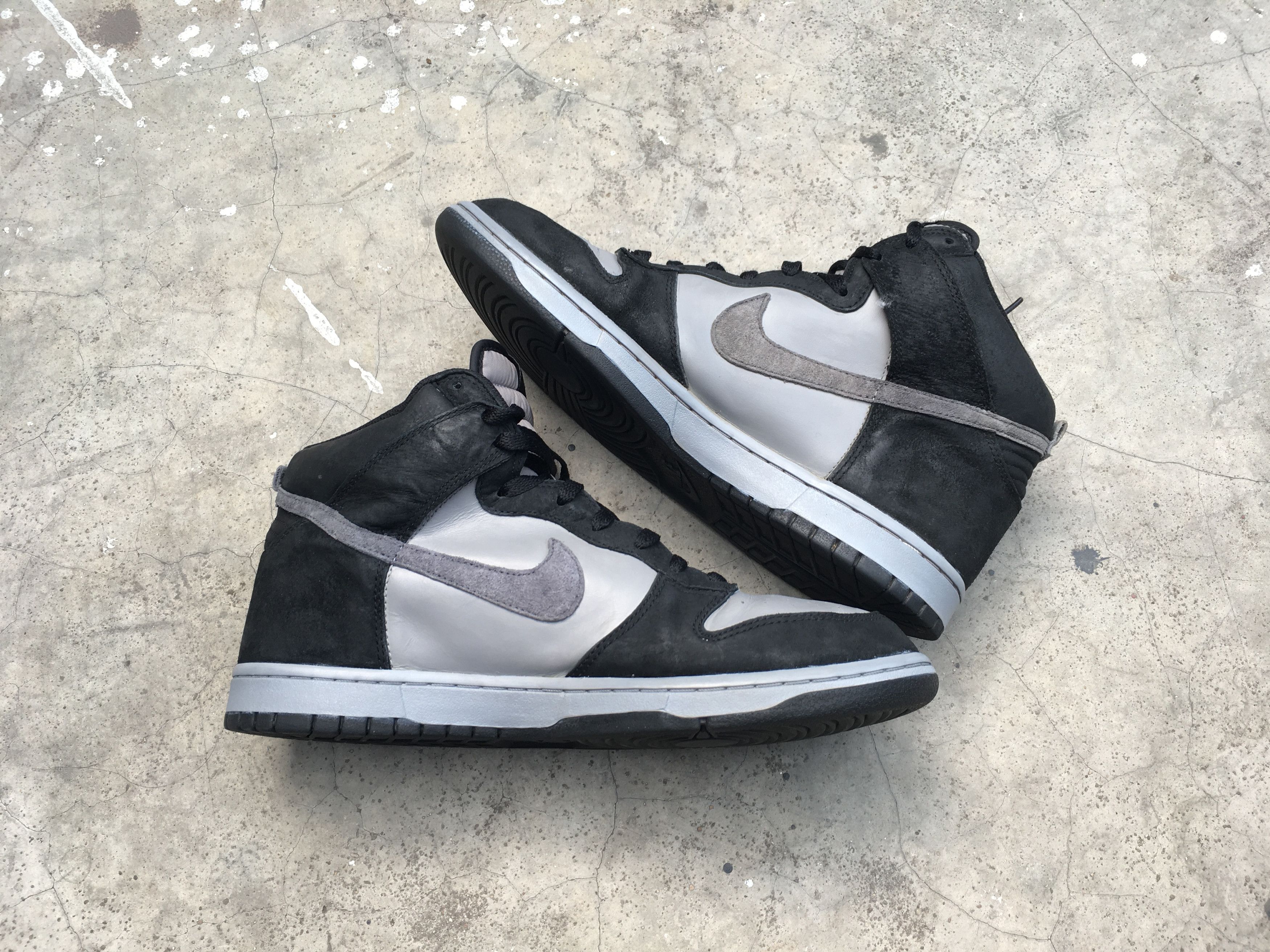 Nike 🔥 Nike Dunk High Black Anthracite Medium Grey Size US 11 / EU 44 - 3 Thumbnail