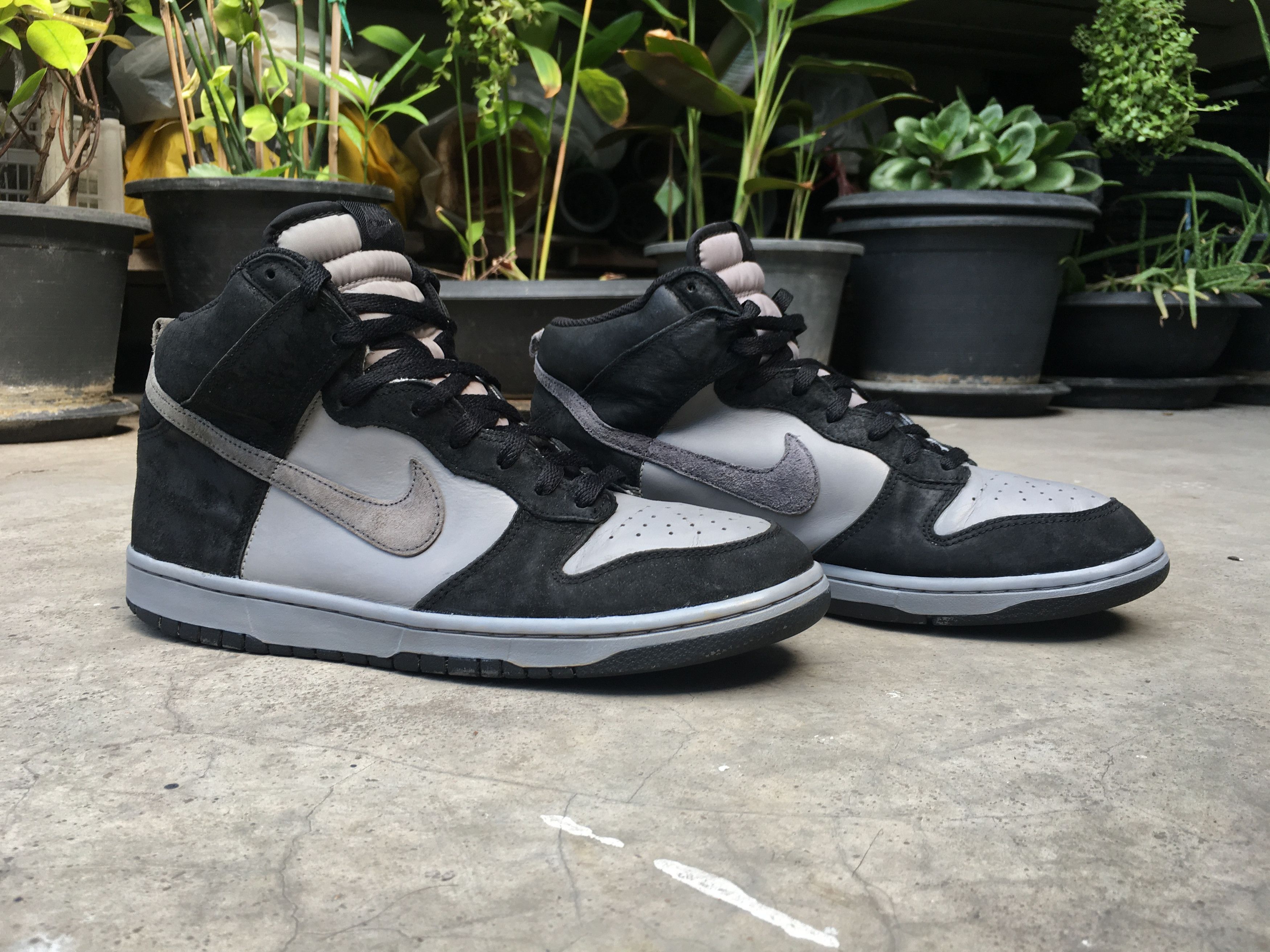 Nike 🔥 Nike Dunk High Black Anthracite Medium Grey Size US 11 / EU 44 - 7 Thumbnail