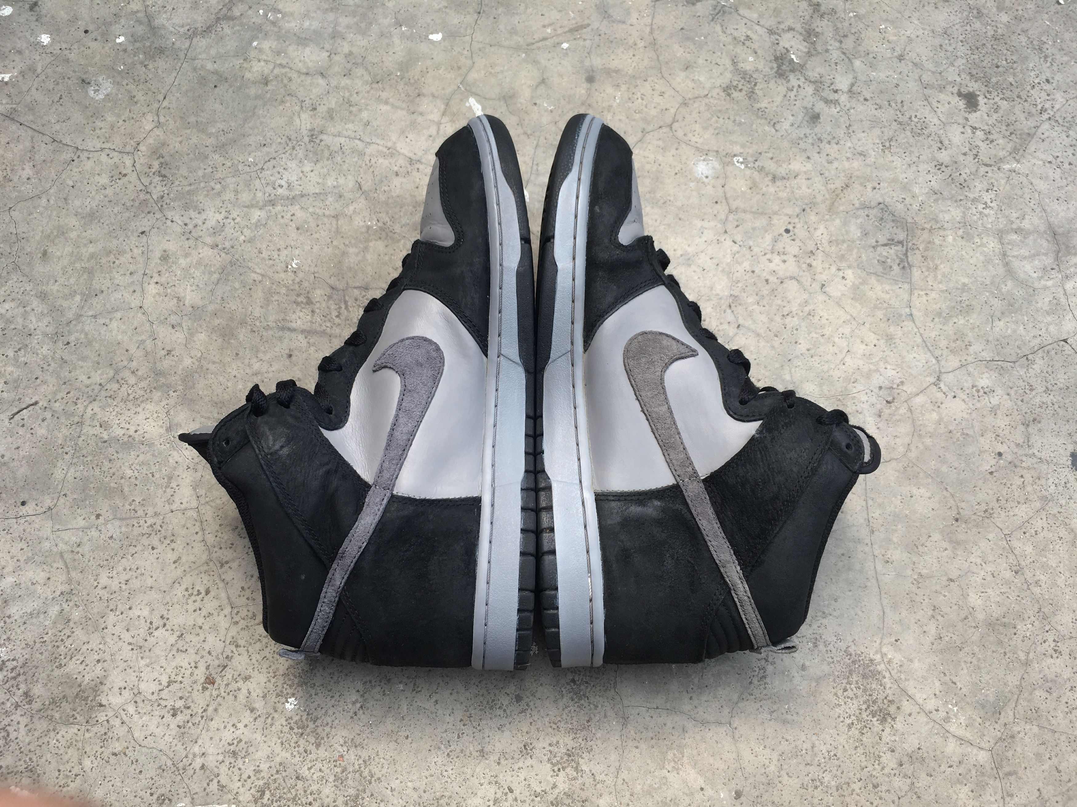 Nike 🔥 Nike Dunk High Black Anthracite Medium Grey Size US 11 / EU 44 - 5 Thumbnail