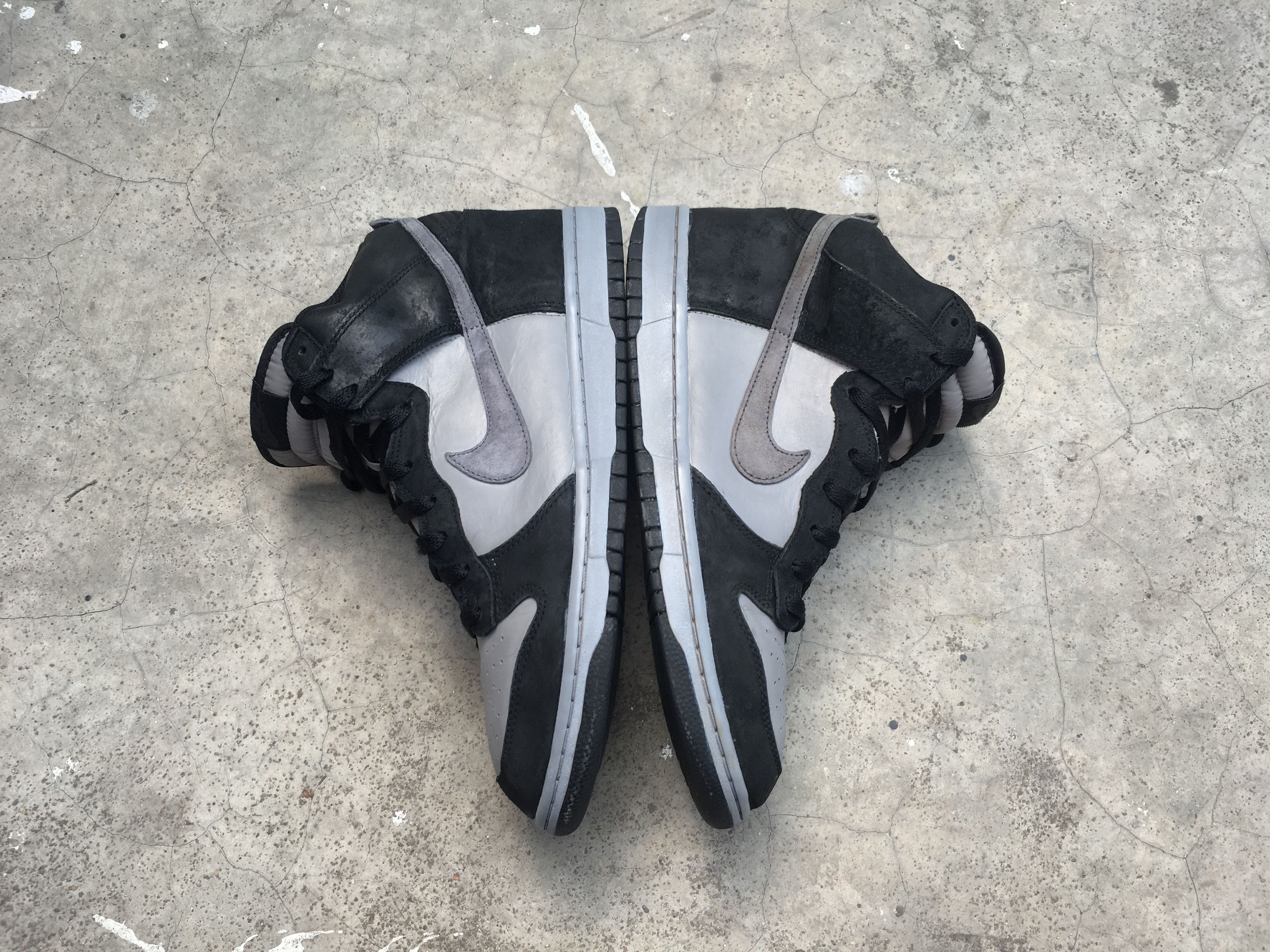 Nike 🔥 Nike Dunk High Black Anthracite Medium Grey Size US 11 / EU 44 - 6 Thumbnail