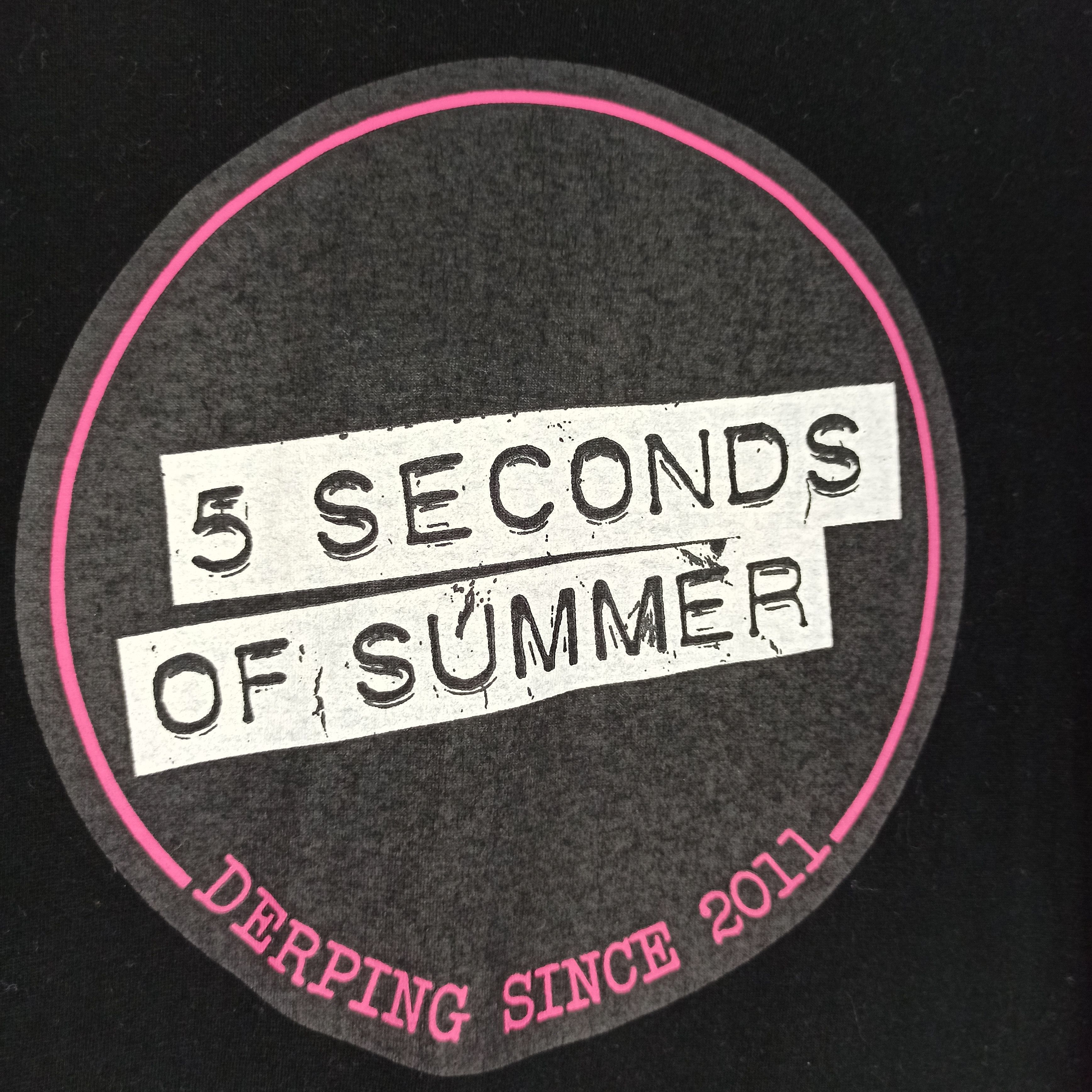 Band Tees 5 Seconds Of Summer Band Tees Black Size US M / EU 48-50 / 2 - 2 Thumbnail