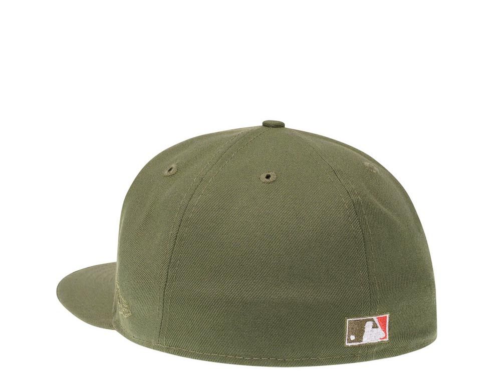 MLB × New Era Topperz Olive chicago Cubs 7 1/8 1990 ASG Pink Lava Hatclub Size ONE SIZE - 10 Thumbnail