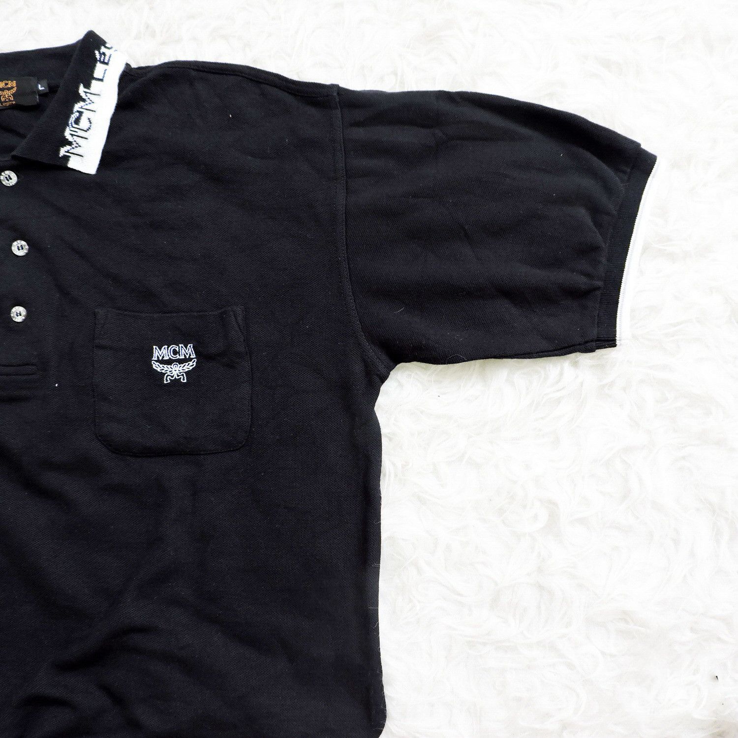 MCM MODERN CREATION MÜNCHEN SMALL LOGO POLO SHIRT Size US L / EU 52-54 / 3 - 7 Thumbnail