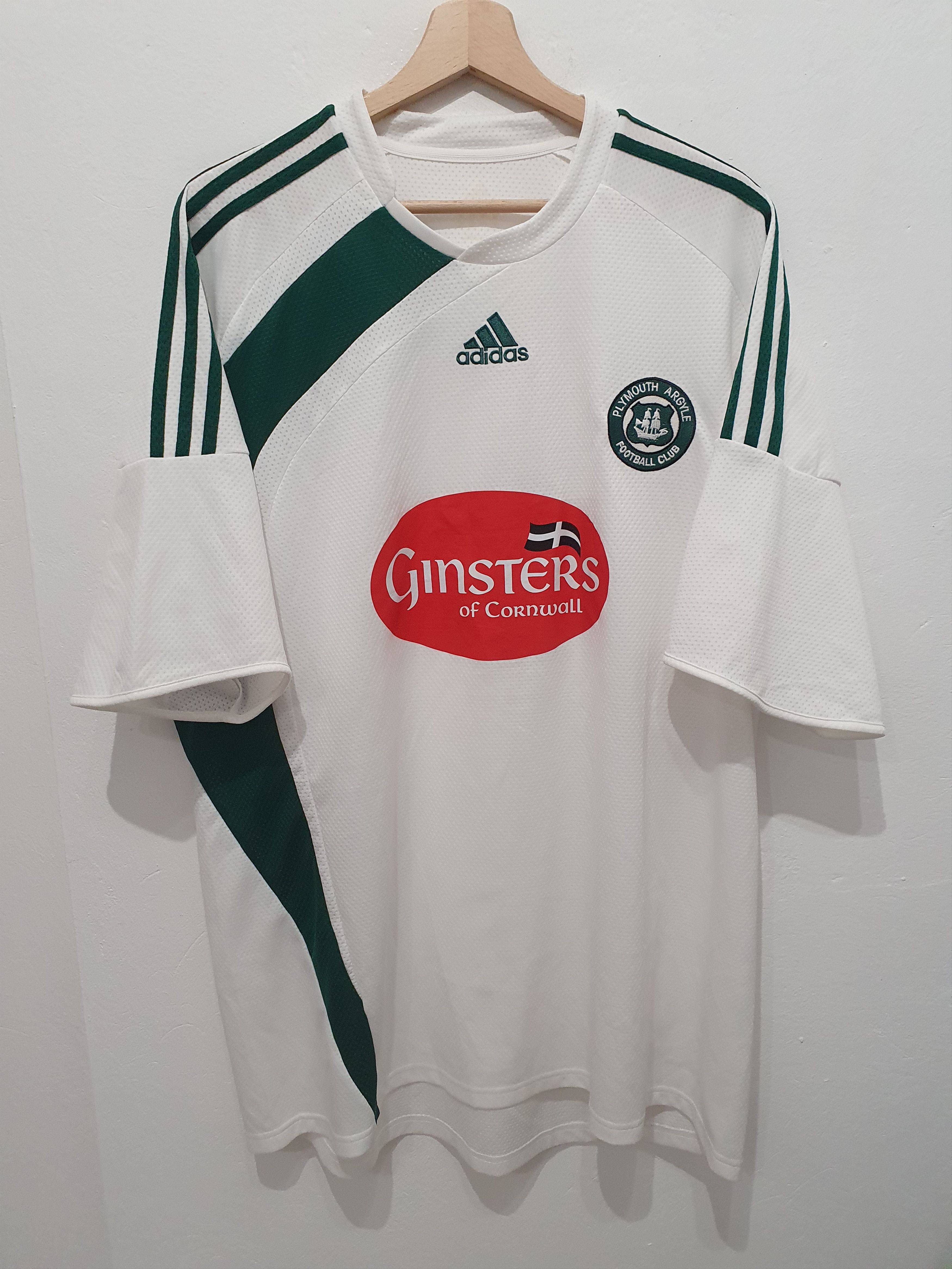 ADIDAS PLYMOUTH ARGYLE FC SIZE XL 2009 JERSEY SHIRT