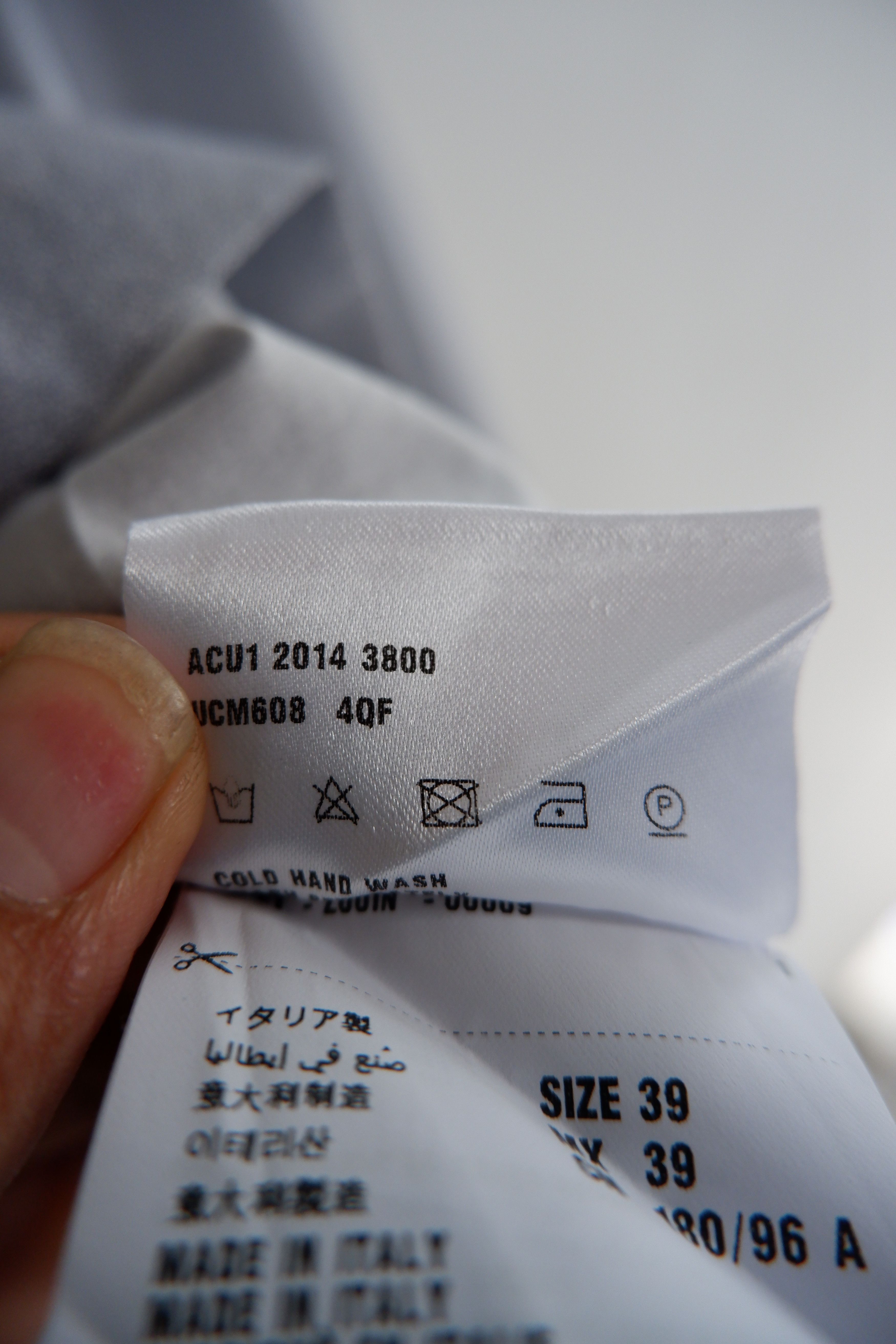 Prada 2014 PRADA Dress Shirt Size US M / EU 48-50 / 2 - 9 Thumbnail