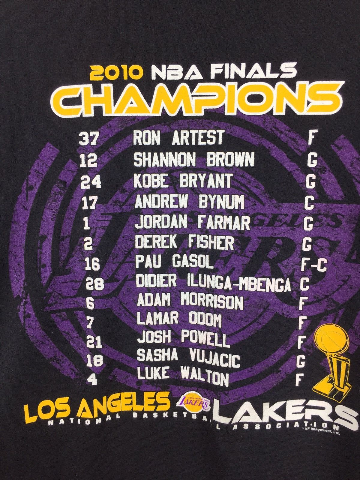 NBA Y2K NBA TRIBUTE KOBE BRYAN 2010 Size US L / EU 52-54 / 3 - 3 Thumbnail