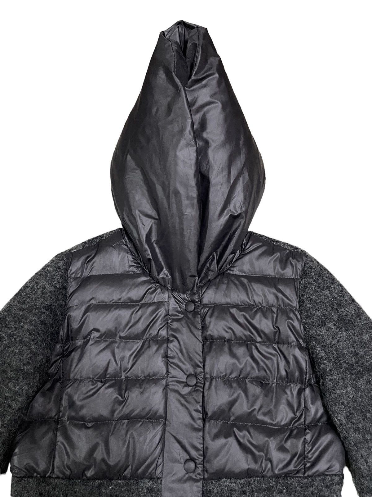 Otto Japanese Streetstyle Padded Hood Puffer Hybrids Wool Coat Size M / US 6-8 / IT 42-44 - 9 Thumbnail