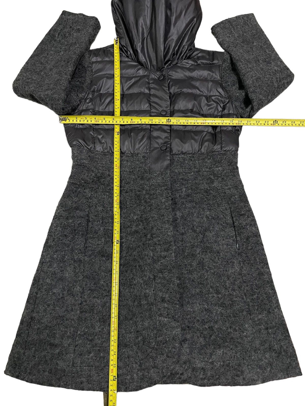 Otto Japanese Streetstyle Padded Hood Puffer Hybrids Wool Coat Size M / US 6-8 / IT 42-44 - 23 Thumbnail