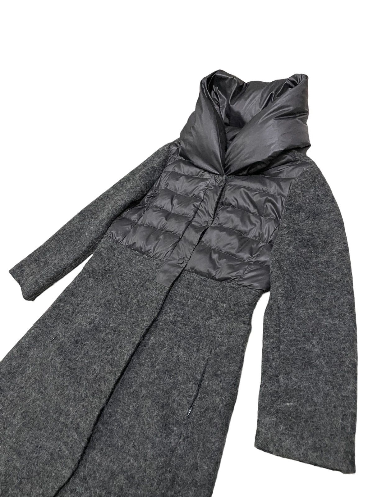 Otto Japanese Streetstyle Padded Hood Puffer Hybrids Wool Coat Size M / US 6-8 / IT 42-44 - 2 Thumbnail