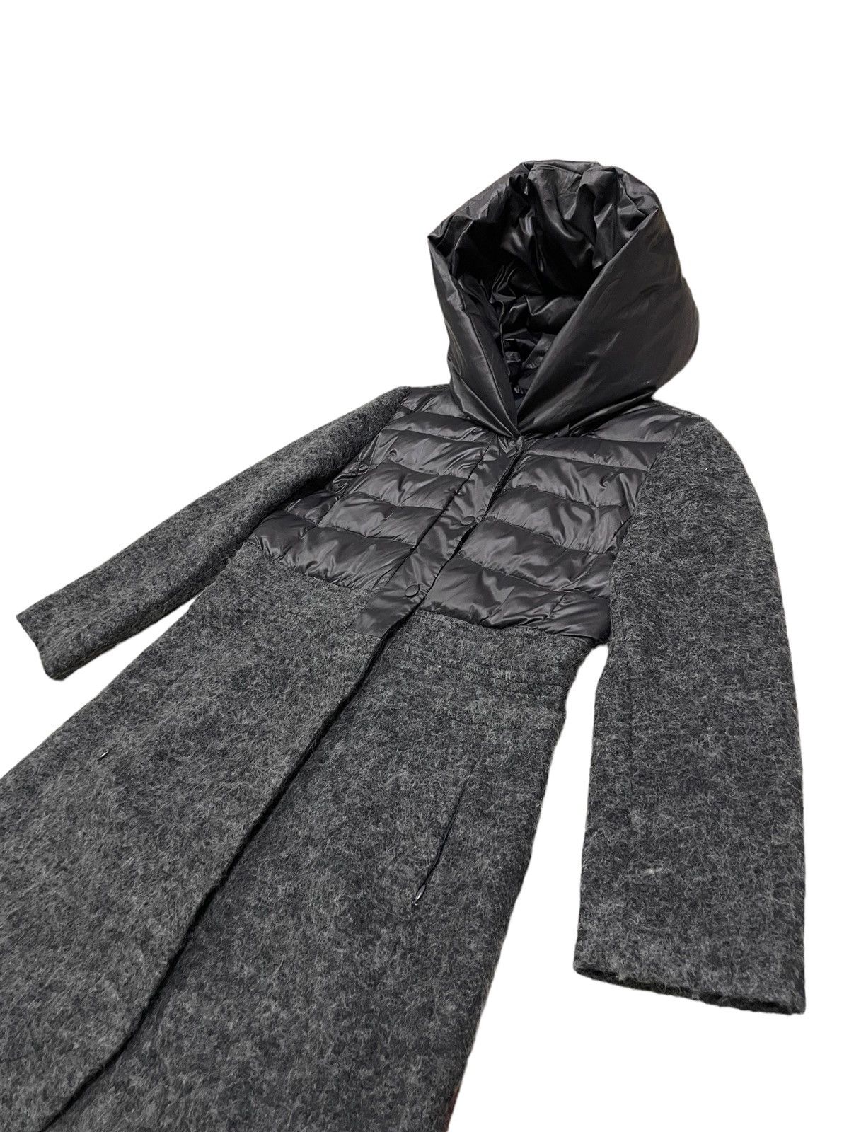 Otto Japanese Streetstyle Padded Hood Puffer Hybrids Wool Coat Size M / US 6-8 / IT 42-44 - 11 Thumbnail