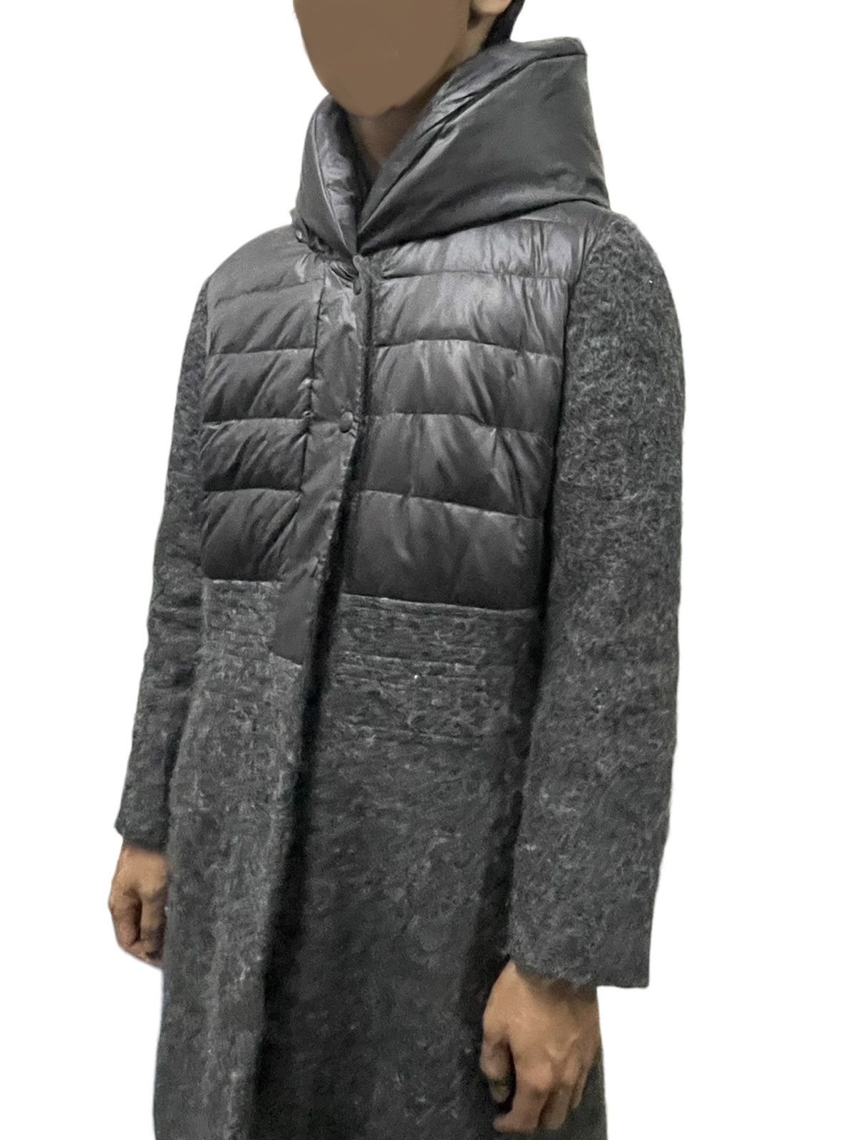 Otto Japanese Streetstyle Padded Hood Puffer Hybrids Wool Coat Size M / US 6-8 / IT 42-44 - 3 Thumbnail