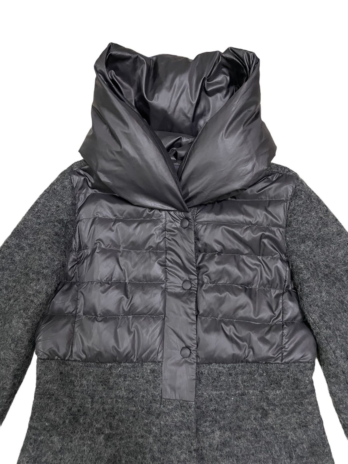 Otto Japanese Streetstyle Padded Hood Puffer Hybrids Wool Coat Size M / US 6-8 / IT 42-44 - 4 Thumbnail