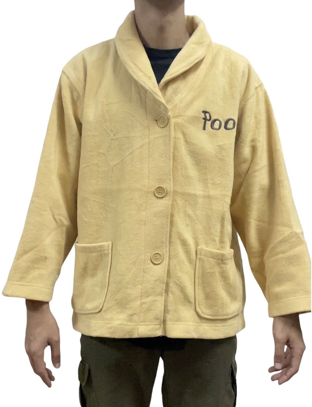 Cartoon Network Disney Winnie The Pooh Embroidery Fleece Jacket Size US L / EU 52-54 / 3 - 8 Thumbnail
