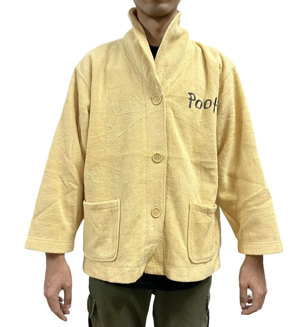 Cartoon Network Disney Winnie The Pooh Embroidery Fleece Jacket Size US L / EU 52-54 / 3 - 7 Thumbnail