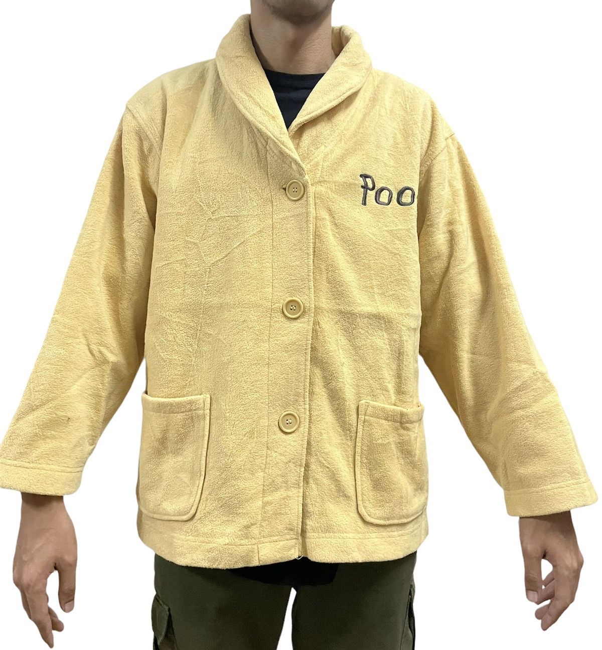 Cartoon Network Disney Winnie The Pooh Embroidery Fleece Jacket Size US L / EU 52-54 / 3 - 9 Thumbnail