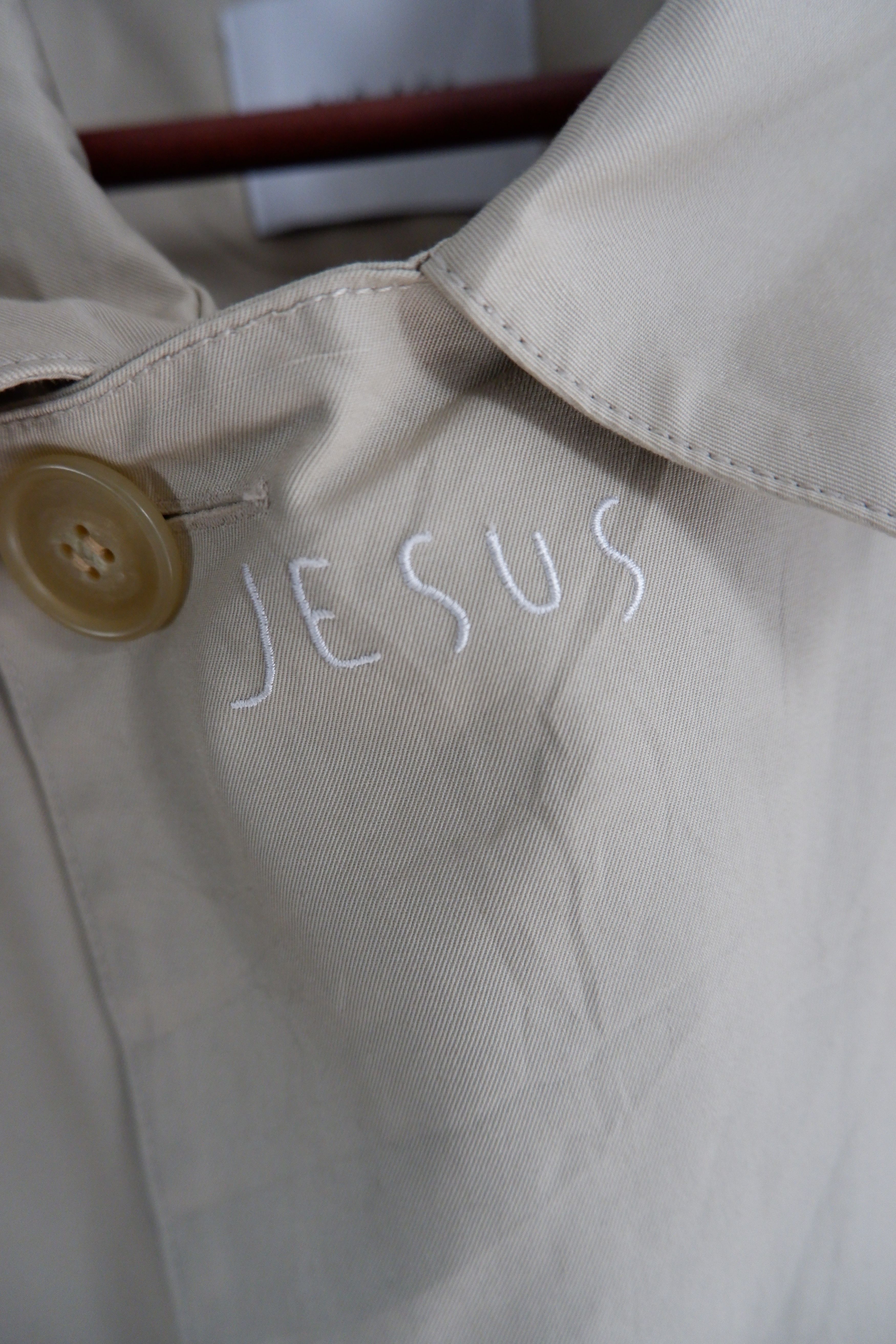 Beauty Beast AW/2016 SUB-AGE Embroidered 'Jesus' Oversized Coat Size US XL / EU 56 / 4 - 6 Thumbnail