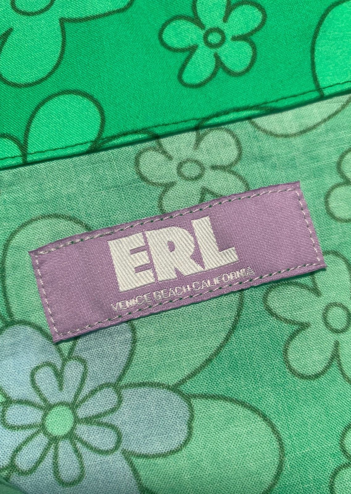 ERL ERL SS21 Floral Green Button Up Size US M / EU 48-50 / 2 - 3 Thumbnail