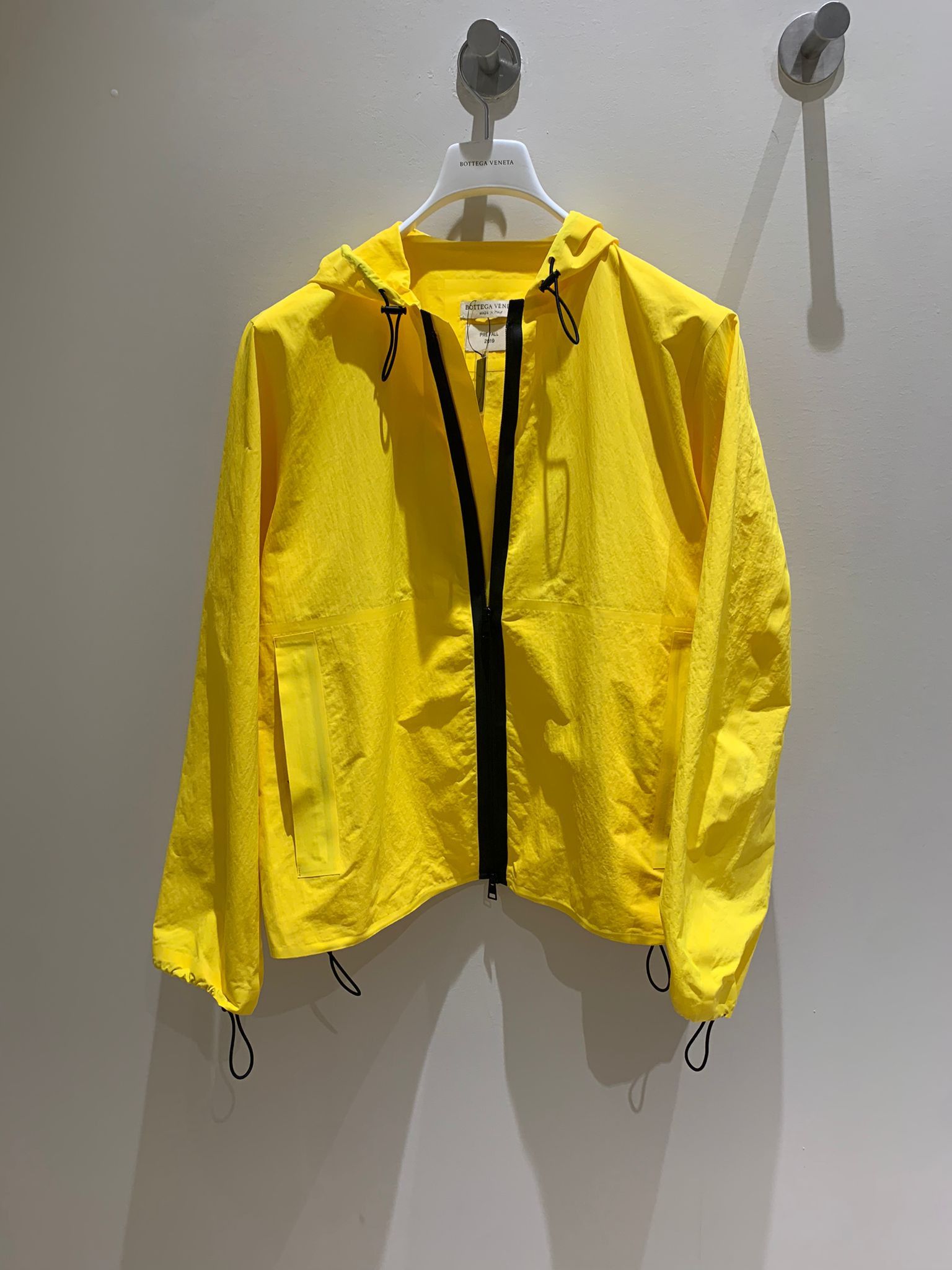 image of Bottega Veneta Blouson In Tech Nylon In Yellow, Men's (Size Medium)