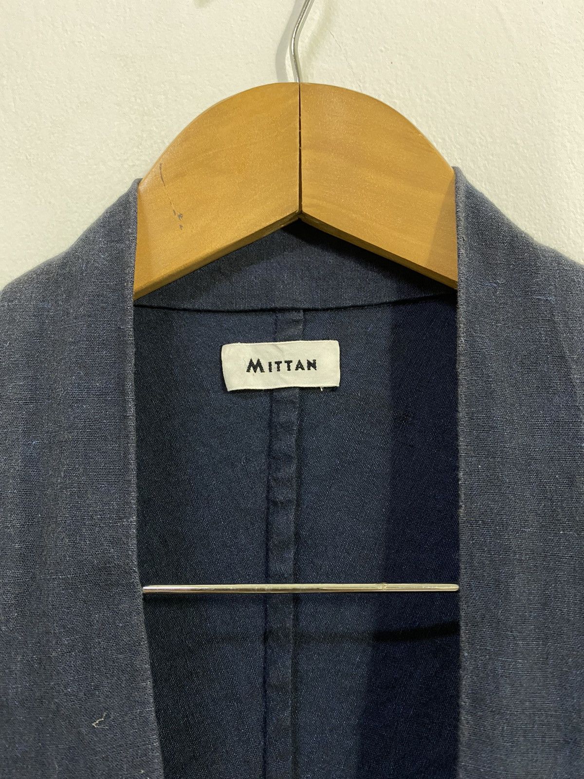 Indigo MITTAN Japanese Noragi Kimono indigo / Cardigan Rare Design Size US M / EU 48-50 / 2 - 3 Thumbnail