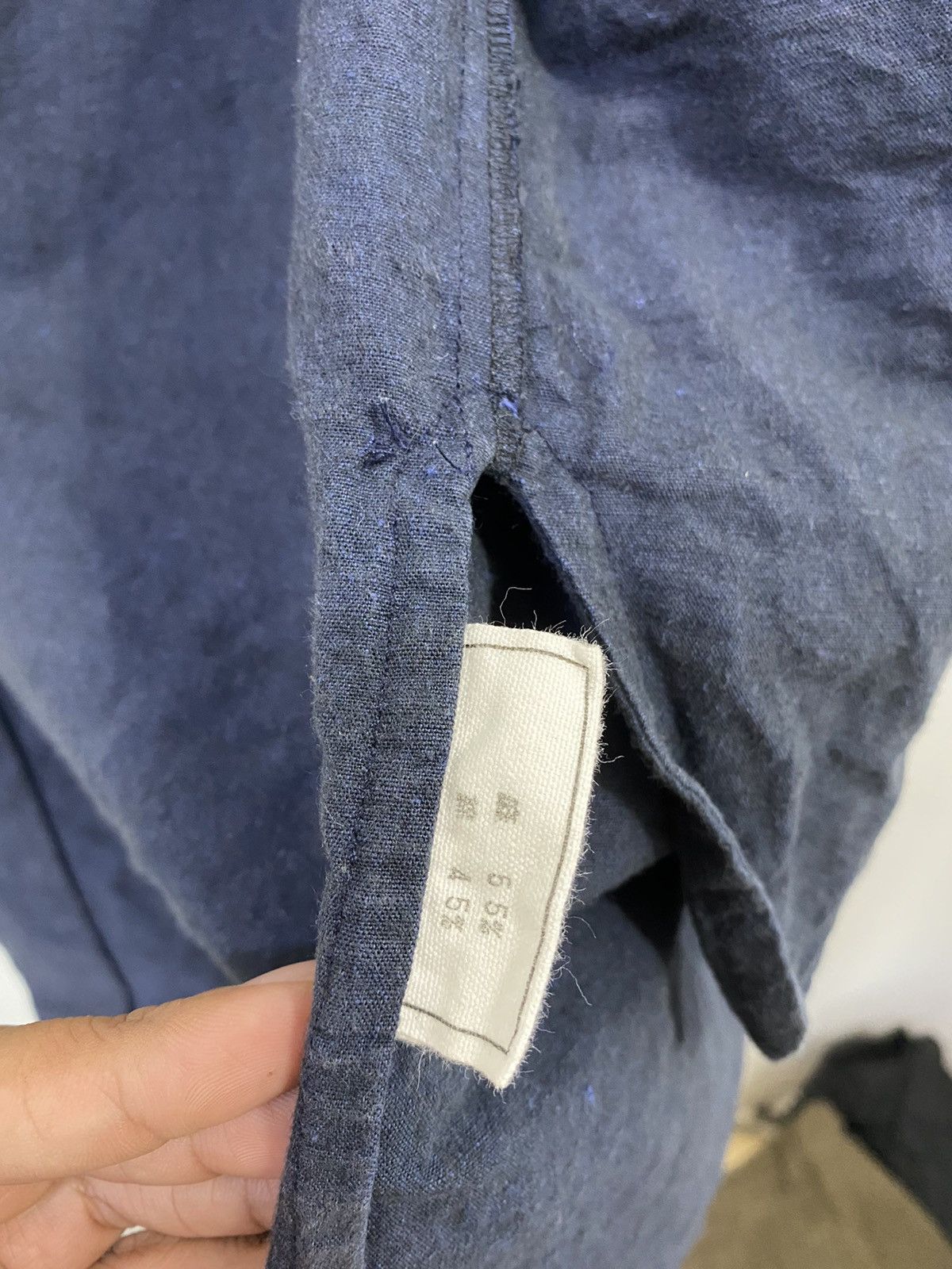 Indigo MITTAN Japanese Noragi Kimono indigo / Cardigan Rare Design Size US M / EU 48-50 / 2 - 6 Thumbnail