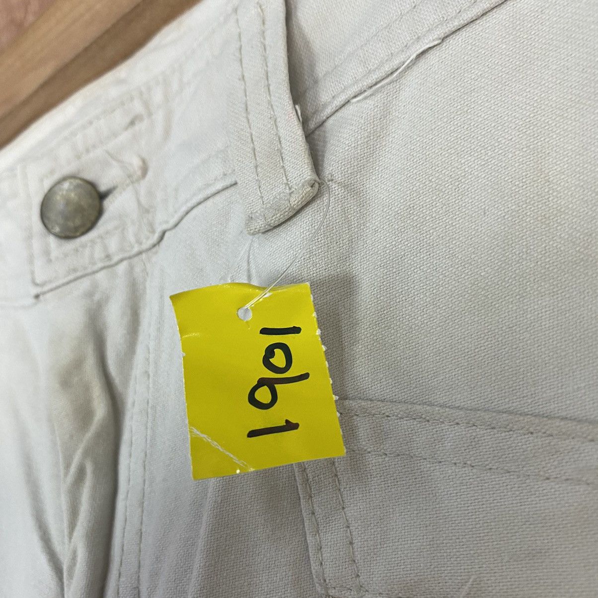 Japanese Brand DLL Grancisco WHite Multipocket Cargo Pants #1901 Size US 28 / EU 44 - 8 Thumbnail