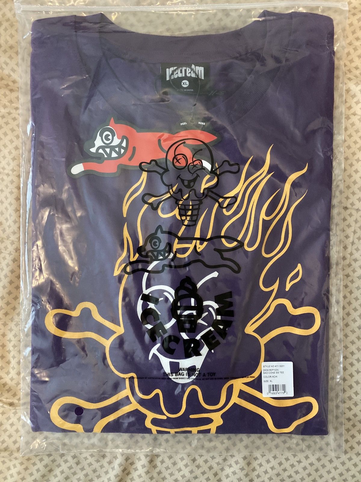 Billionaire Boys Club IceCream Sad Cone SS Tee Size US XL / EU 56 / 4 - 5 Thumbnail