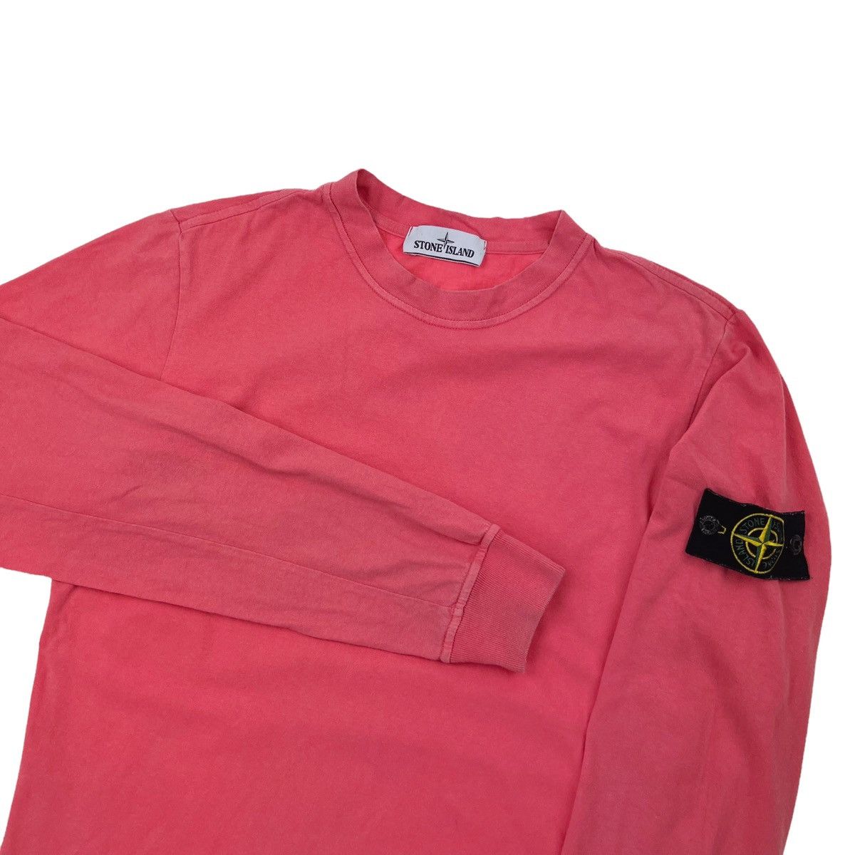 Stone Island Stone Island Pink Long Sleeve T Shirt Size US S / EU 44-46 / 1 - 1 Thumbnail