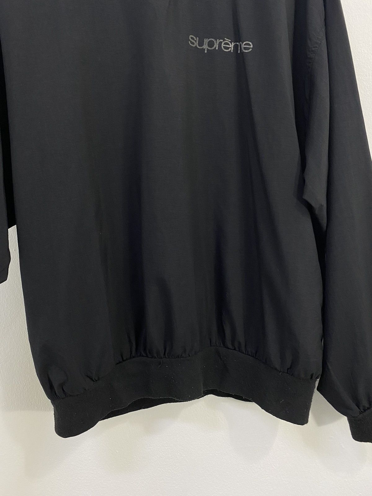 Supreme Vintage 90’s Supreme V Neck Collar Sweatshirt Logo Glow ITD Size US M / EU 48-50 / 2 - 12 Thumbnail