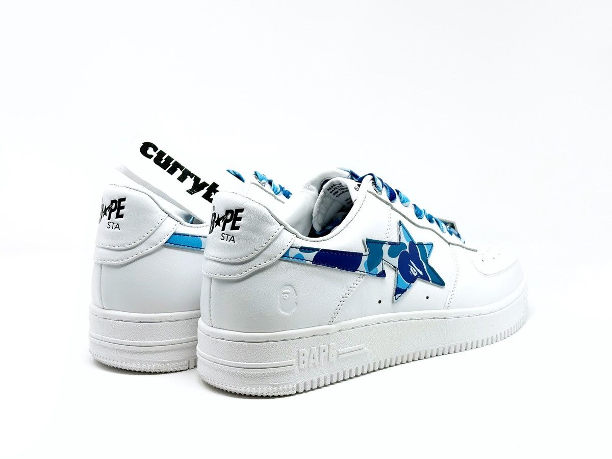Bape A Bathing Ape Bape Sta Low White ABC Camo Blue Size US 11 / EU 44 - 10 Thumbnail