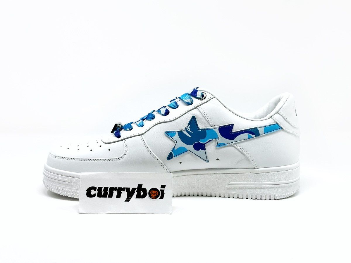 Bape A Bathing Ape Bape Sta Low White ABC Camo Blue Size US 11 / EU 44 - 11 Thumbnail