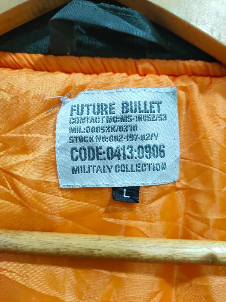 Other Future Bullet Military Collection Bomber Jacket Size US L / EU 52-54 / 3 - 7 Thumbnail