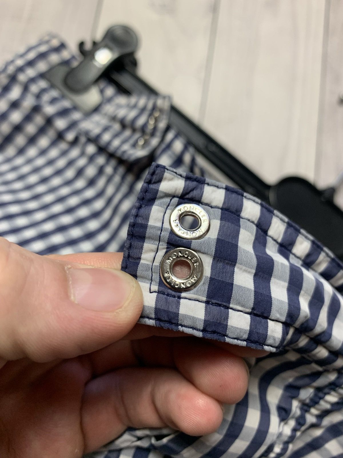 Moncler Moncler Short logo plaid size M Size US 32 / EU 48 - 4 Thumbnail