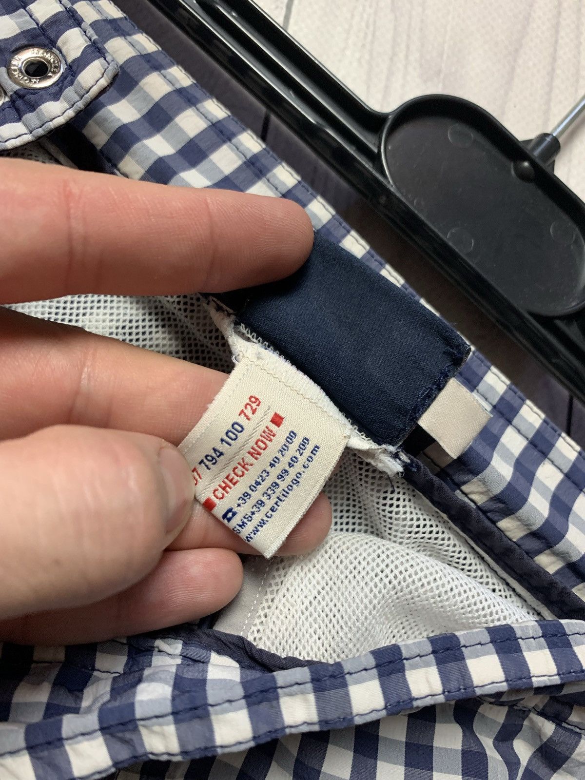 Moncler Moncler Short logo plaid size M Size US 32 / EU 48 - 6 Thumbnail