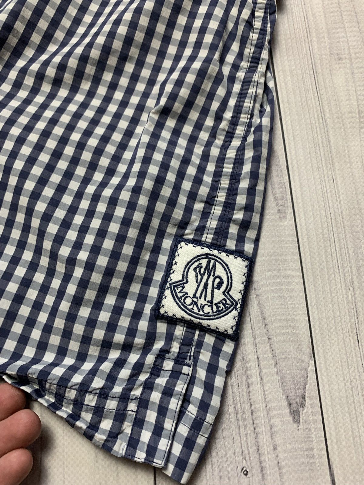 Moncler Moncler Short logo plaid size M Size US 32 / EU 48 - 2 Thumbnail