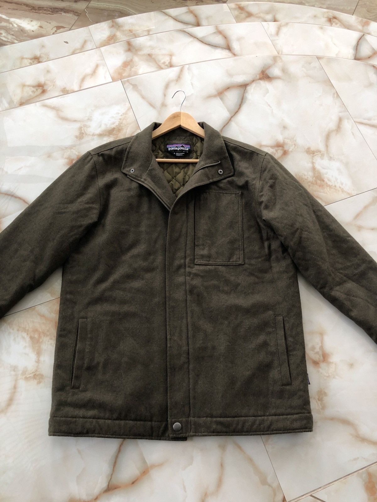 Patagonia Patagonia Full Zip Wool Coat Size US L / EU 52-54 / 3 - 4 Thumbnail