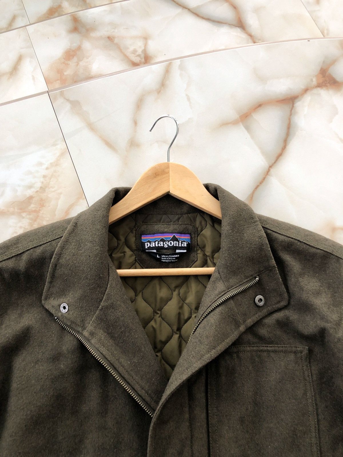 Patagonia Patagonia Full Zip Wool Coat Size US L / EU 52-54 / 3 - 5 Thumbnail