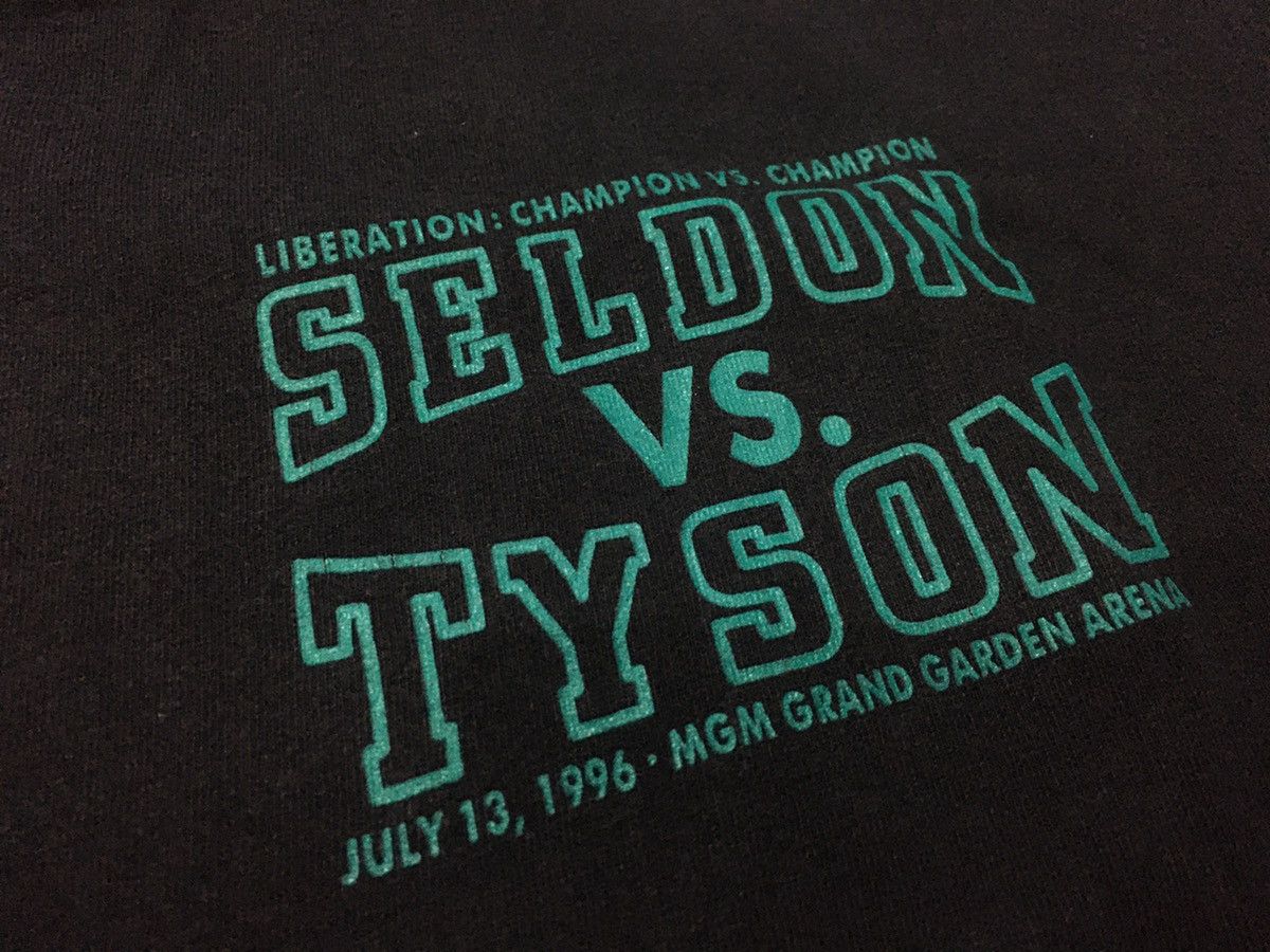 Rap Tees × Vintage Vintage Mike Tyson vs Seldon Shirt 1996 Rap tTee Size US XL / EU 56 / 4 - 9 Thumbnail