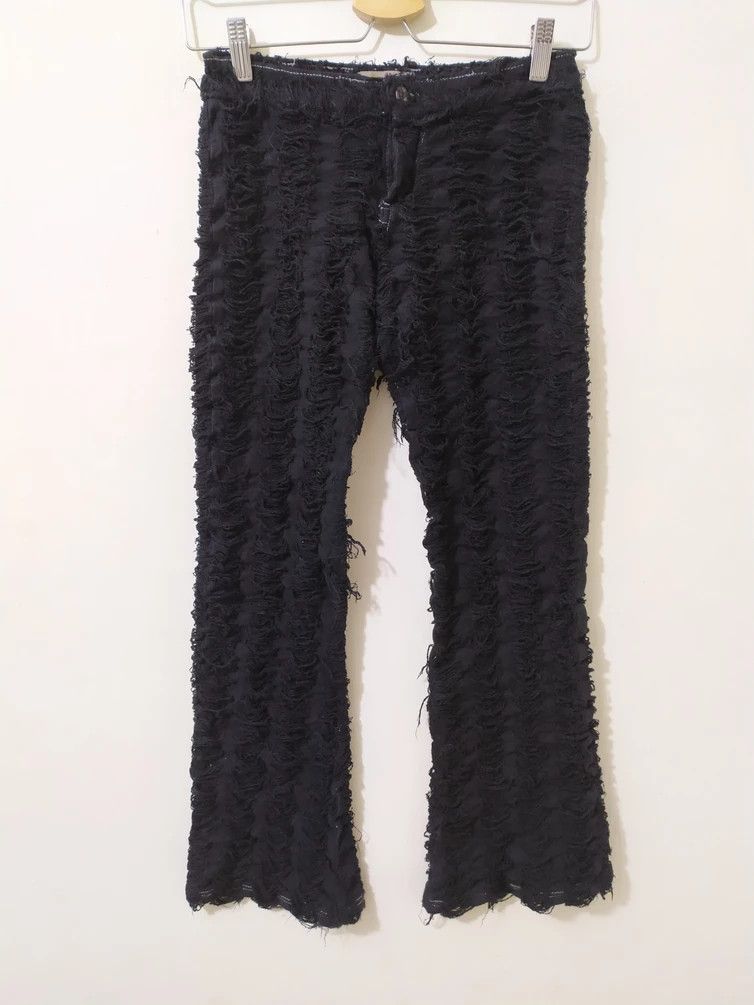 Japanese Brand 🔥Vintage Virgin only Distressed Punk stretchable Pants Size 26" / US 2 / IT 38 - 1 Thumbnail