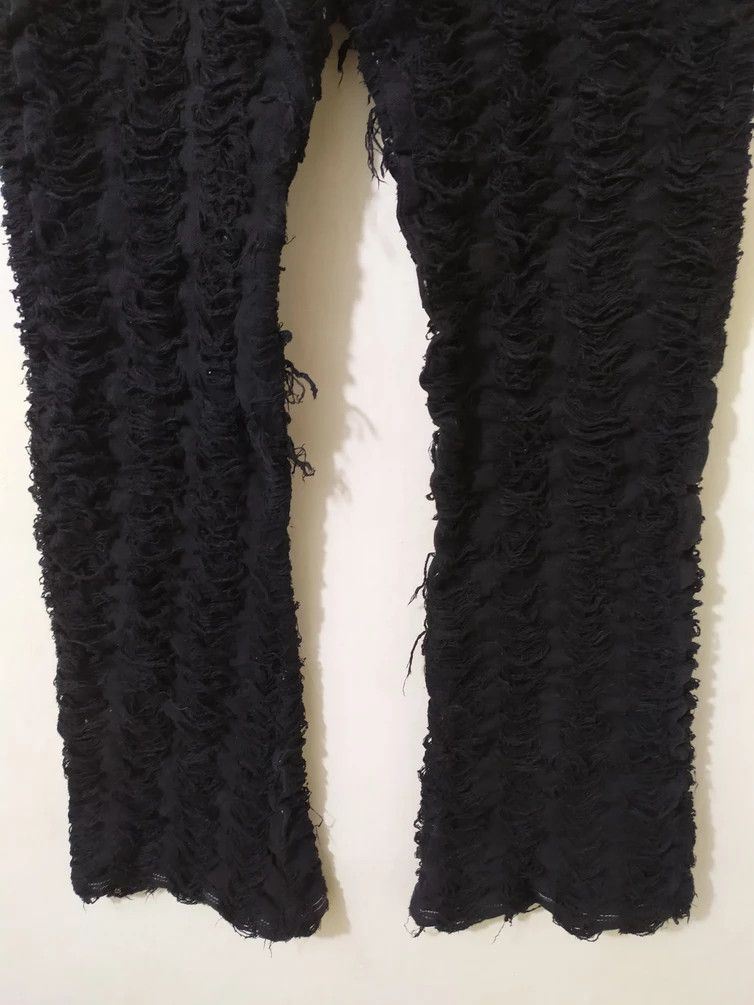 Japanese Brand 🔥Vintage Virgin only Distressed Punk stretchable Pants Size 26" / US 2 / IT 38 - 3 Thumbnail