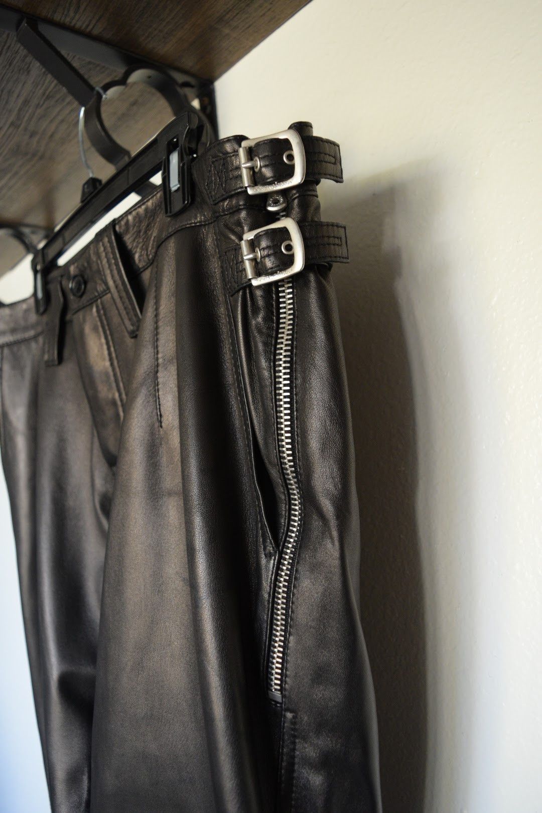 Dolce & Gabbana Shearling Moto Pants Size US 36 / EU 52 - 4 Thumbnail
