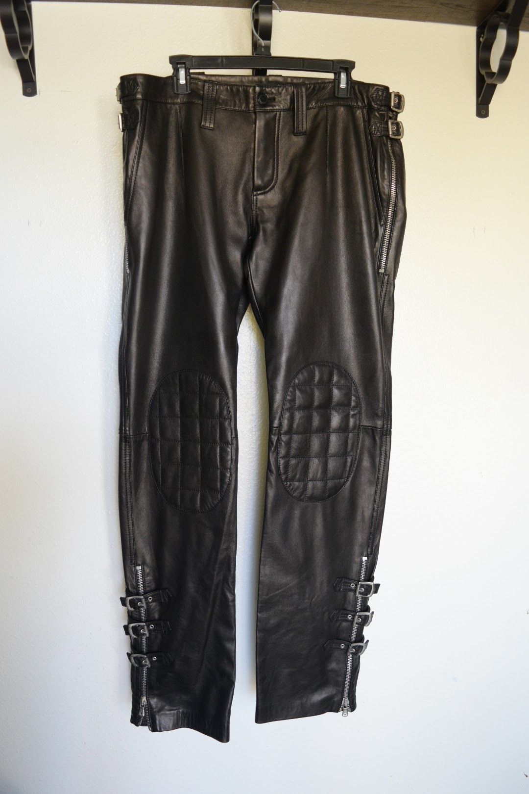 Dolce & Gabbana Shearling Moto Pants Size US 36 / EU 52 - 1 Thumbnail