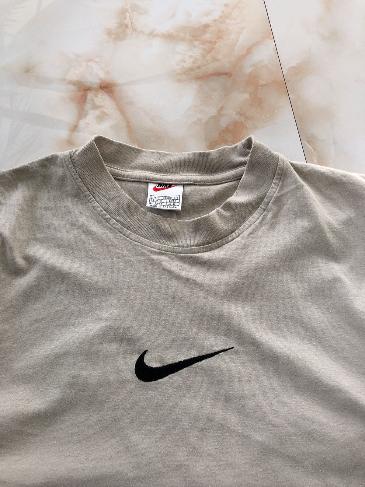 Nike × Nike ACG × Vintage 90s Vintage Nike Big Logo Swoosh Tee Size US M / EU 48-50 / 2 - 5 Thumbnail